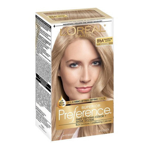 Loreal Superior Preference Hair Color, Champagne Blonde, 8.5A - 1 Ea